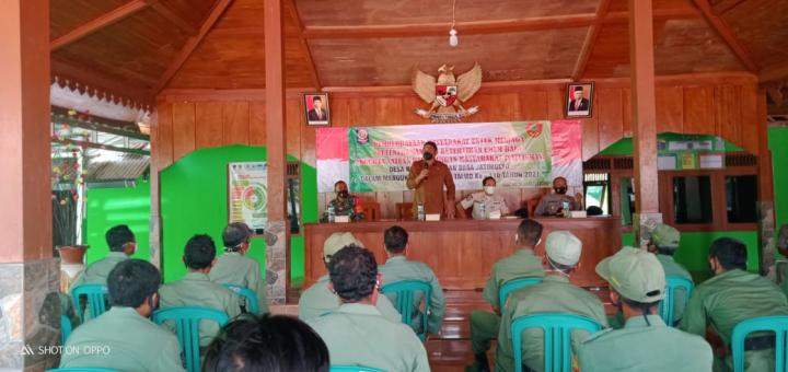 Camat Tambakrejo Turut Sosialisasikan Pemberdayaan Masyarakat Dilokasi TMMD Bojonegoro